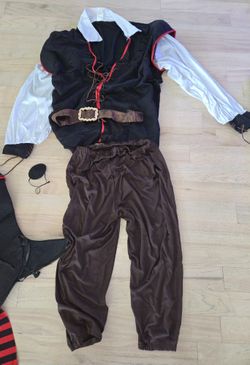 Pirate Costume Set Adult One Size Fits