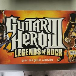 EMPTY BOX/PS3 GUITAR HERO III