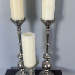 Household Treasures 3 Candle Holders