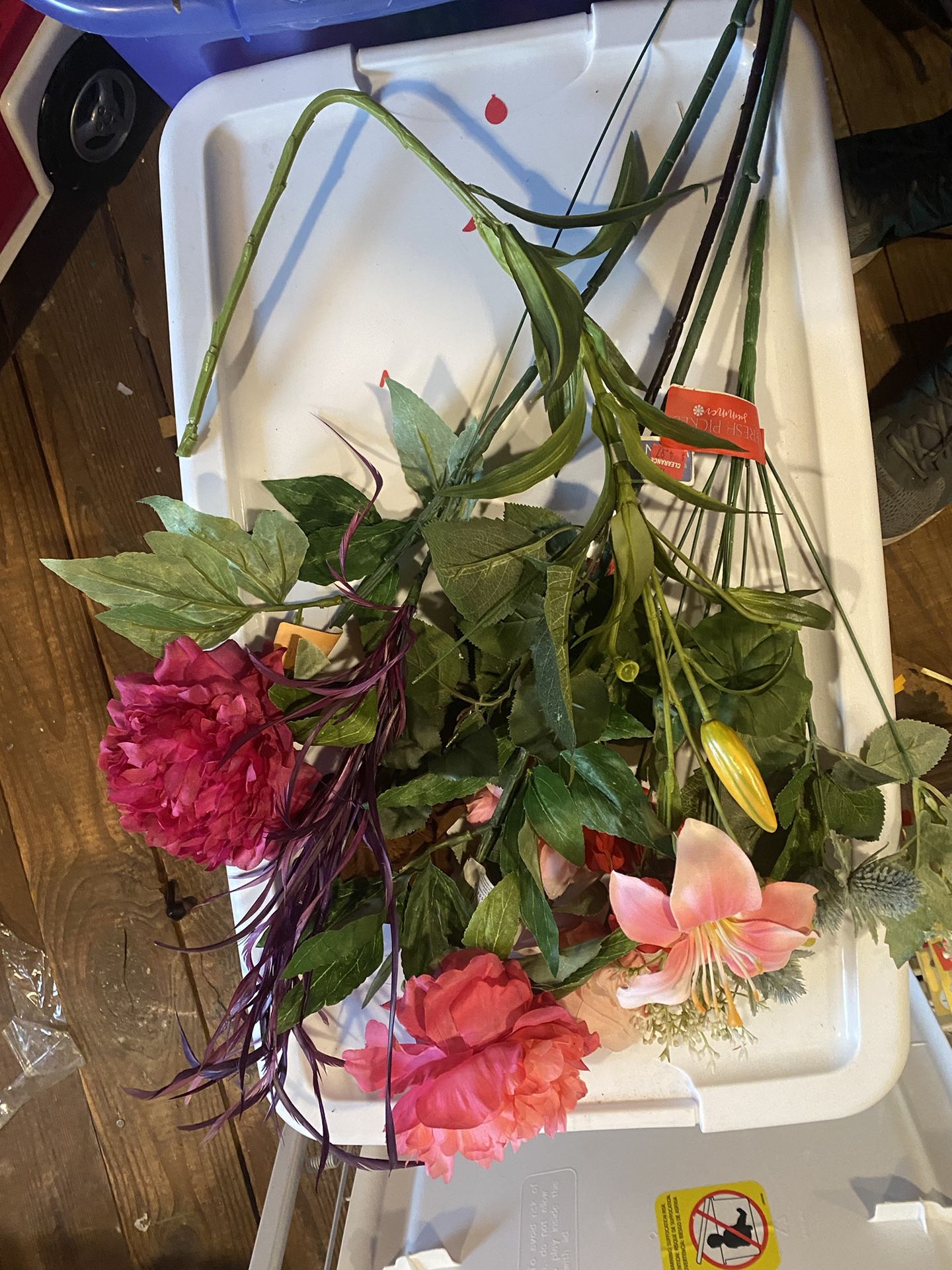 Faux Flowers (New With Tags)