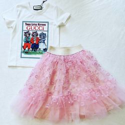 GG Lace Skirt Set