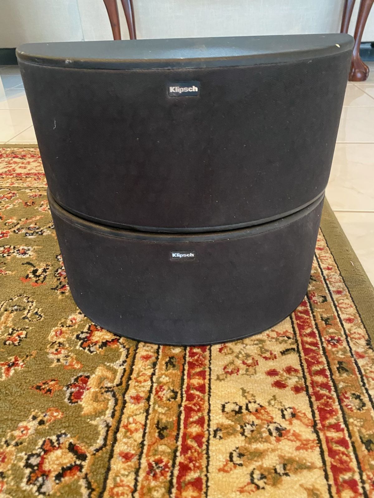 Klipsch Icon KS-14 Surround Sound Speakers (Pair) – Black – 50W – With Rocketfish Wireless Kit