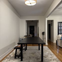 2 leaf Dining Table | Bench | IDEA