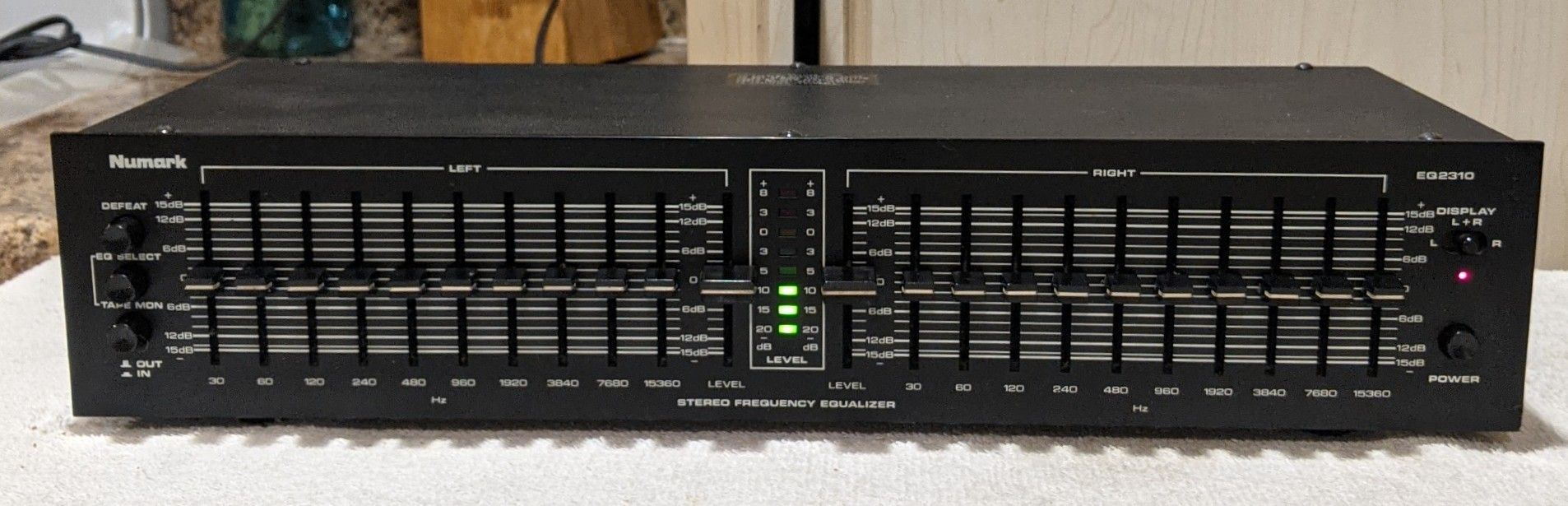 Numark 10-Band Dual Channel Stereo Graphic Equalizer 