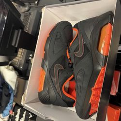 Nike Airforce Black And Orange Size 9.5
