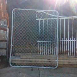 Chain link gate 56x69 1/2