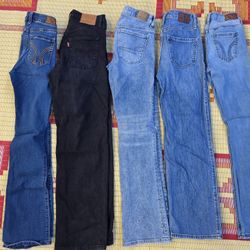 LEVIS,AMERICAN EAGLE, HOLLISTER 