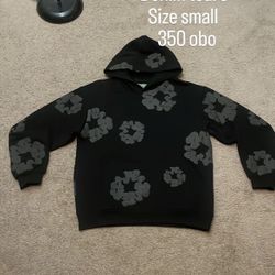 Denim Tears monochrome black hoodie 