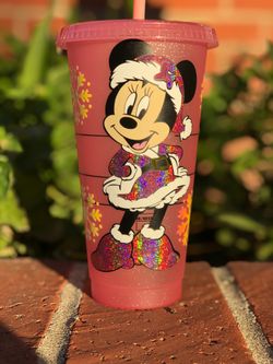 Starbucks 2020 Glitter Custom Minnie Cold Cup