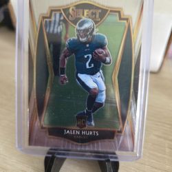 Eagles Jalen Hurts Rookie Card