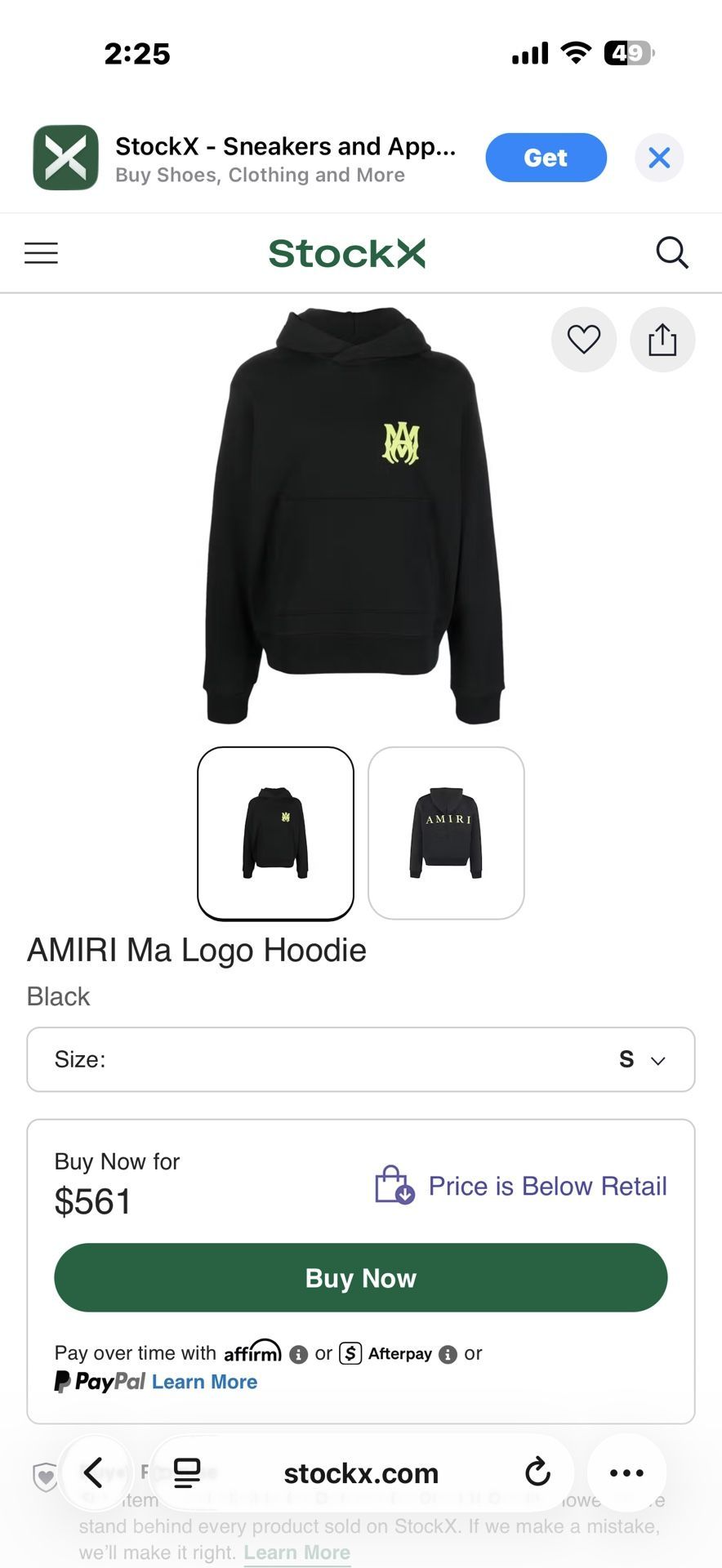 AMIRI Hoodie