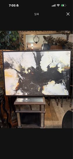 37 x 25 abstract signed wall Art