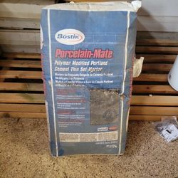 Bostic Porcelain Mate Polymer Modified Portland Cement Thin Set Mortar 