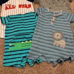 Baby Boy Summer Rompers