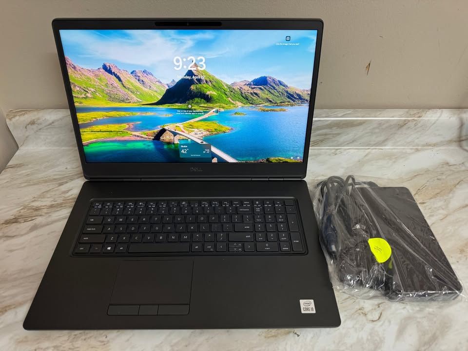 DELL PRECISION 7750 WS Laptop 17.3" i7-10850H 2TB SSD 48GB Ram Nvidia Quadro RTX 3000 W11 Pro