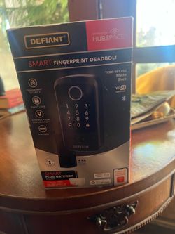 Defiant smart fingerprint deadbolt