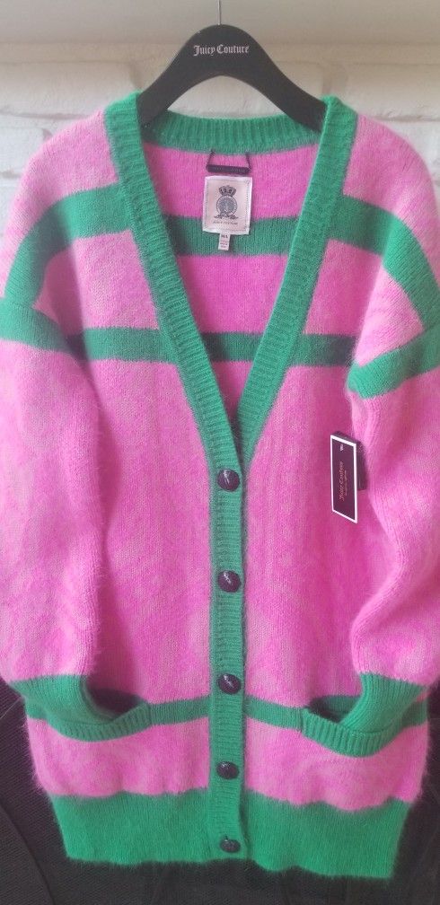 New Wool long CARDIGAN SWEATER fr Juicy Couture