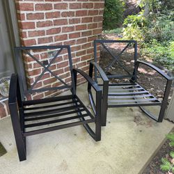 Set Of 2 Porch Rocker Chairs