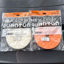 HEX-LOGIC BUFFING PADS 6” For Car Paint Correction 