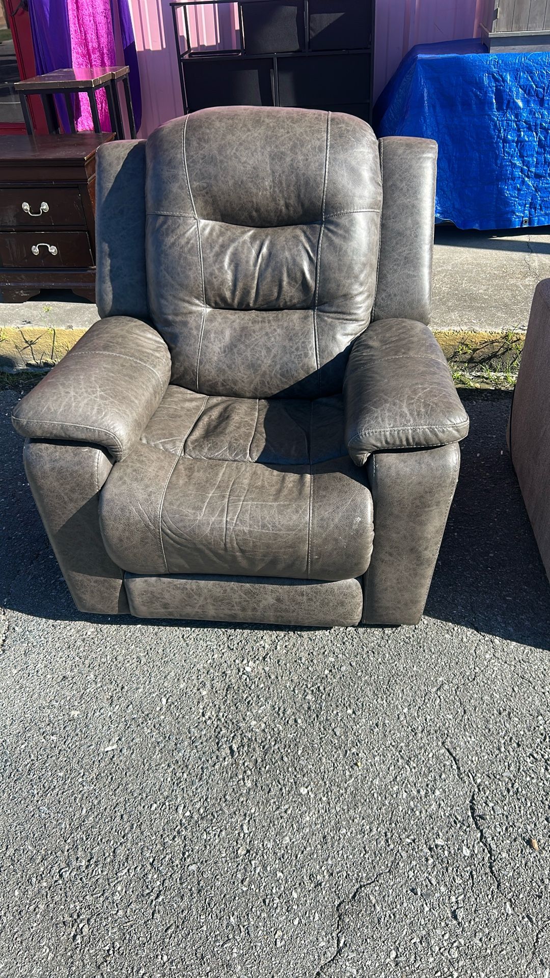 Leather Electric Recline