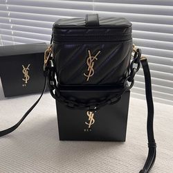 YSL vanity case converted to bag