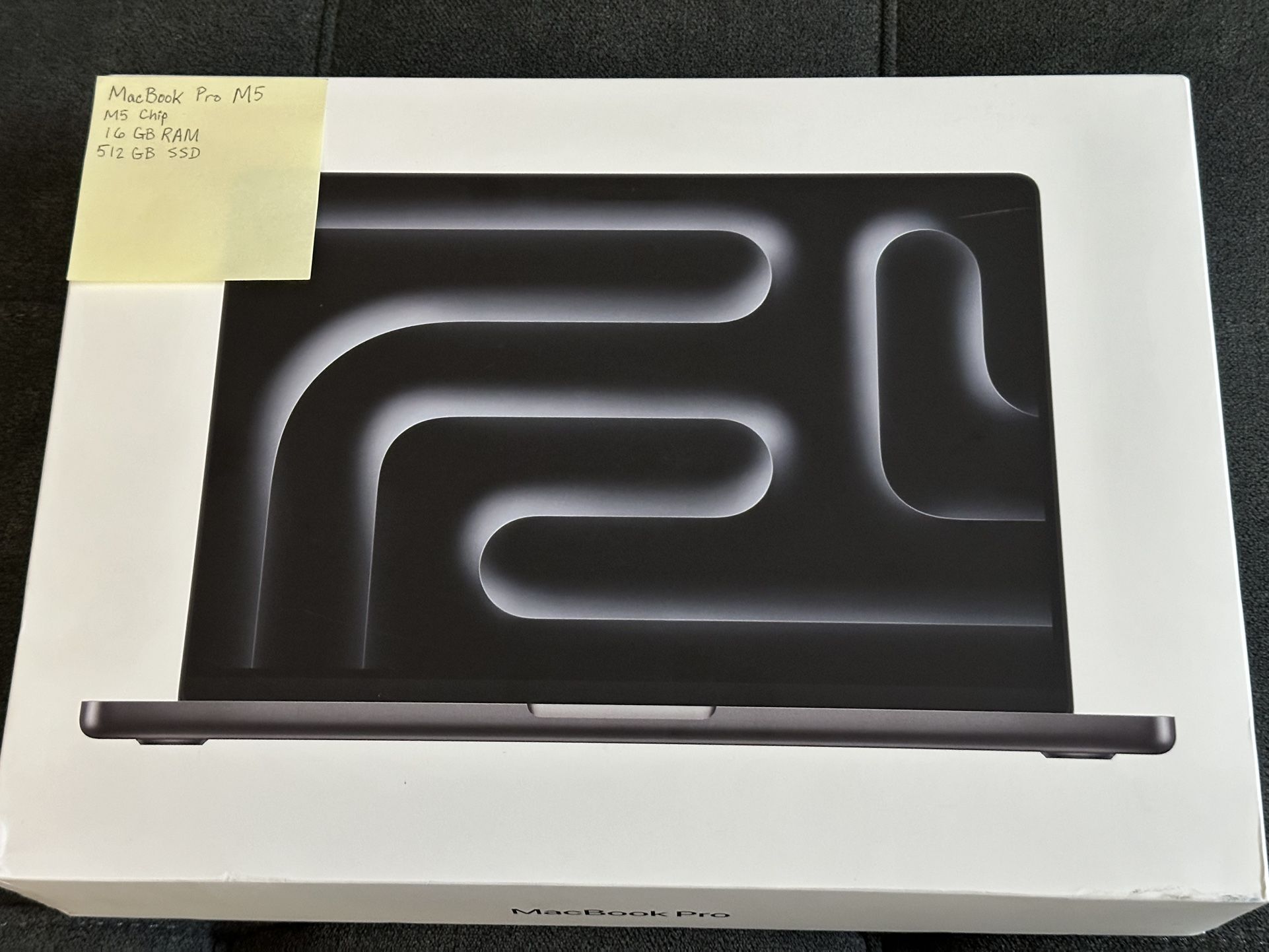 New Apple MacBook Pro 14” M5 Chip 512GB 16GB RAM Space Black