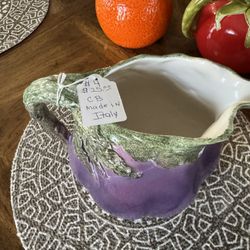 Italy ceramic pitcher 