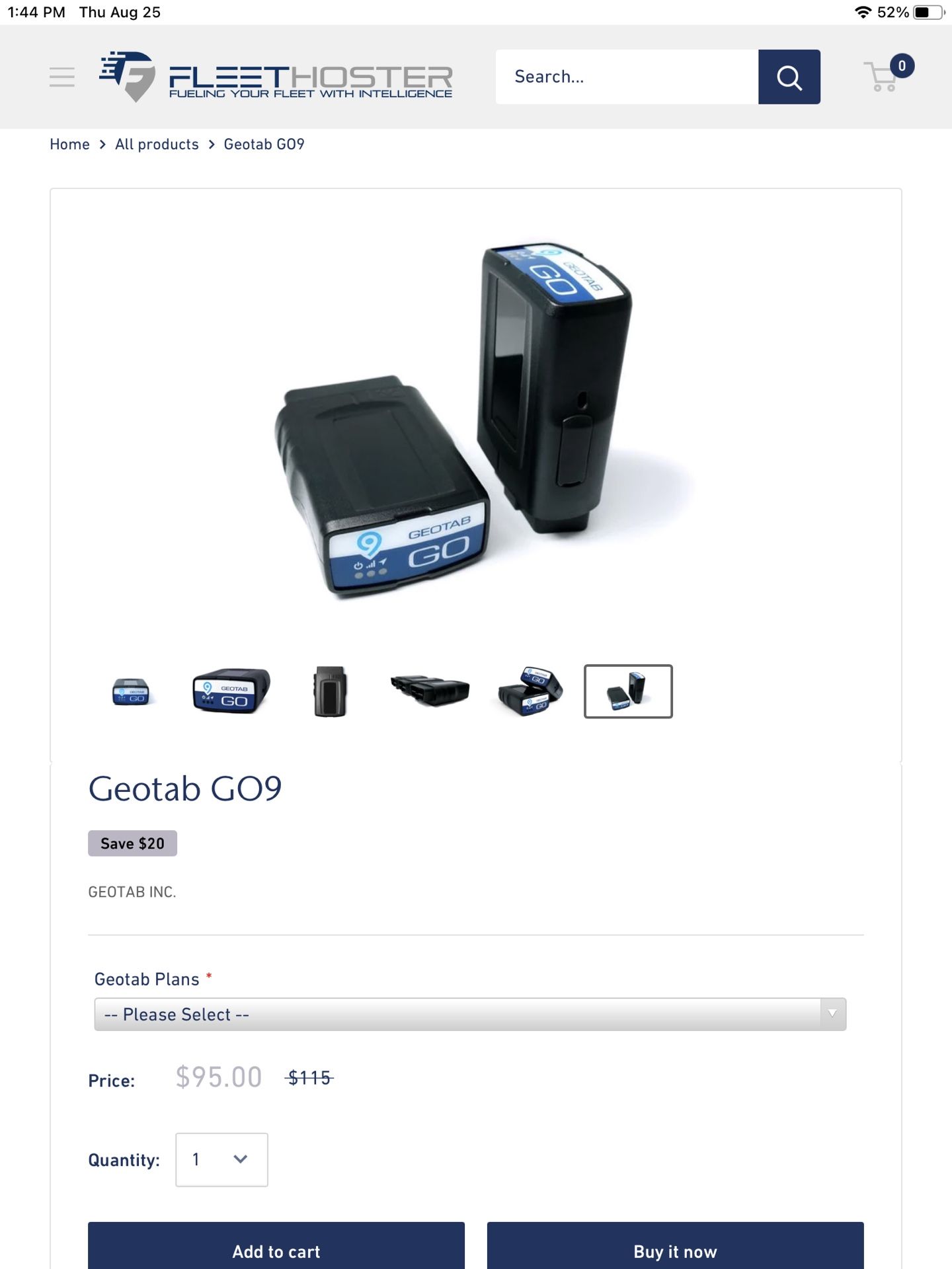 Geotab Tracking Device GO9-LTE