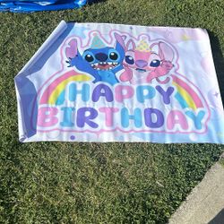 Birthday Banner Stitch N Angel 