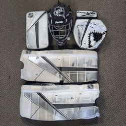 Used Franklin Sports NHL Street Hockey Goalie Set