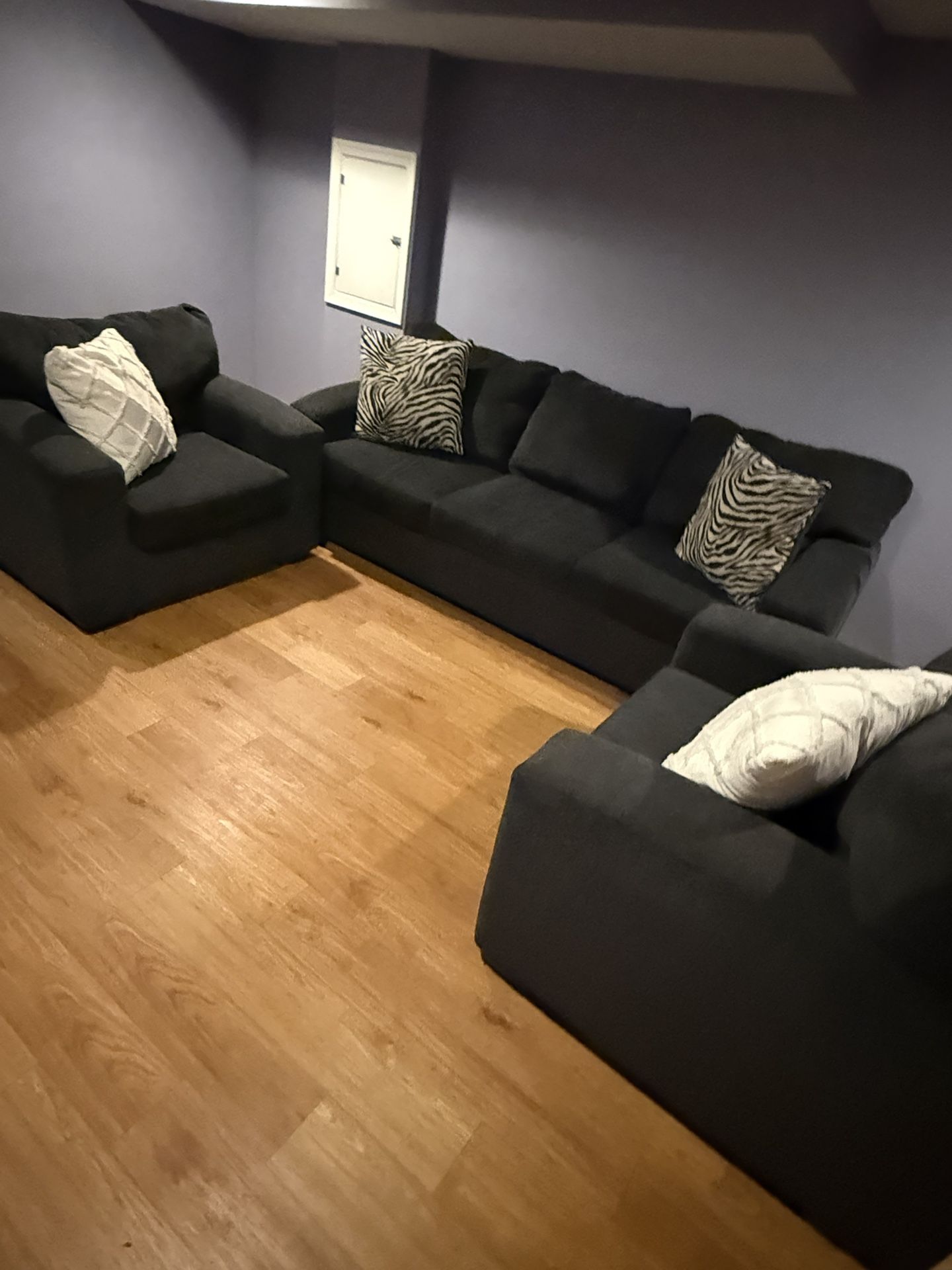 3 Pc Sofa Set For Sell They Are Very Comfortable Clean Like New