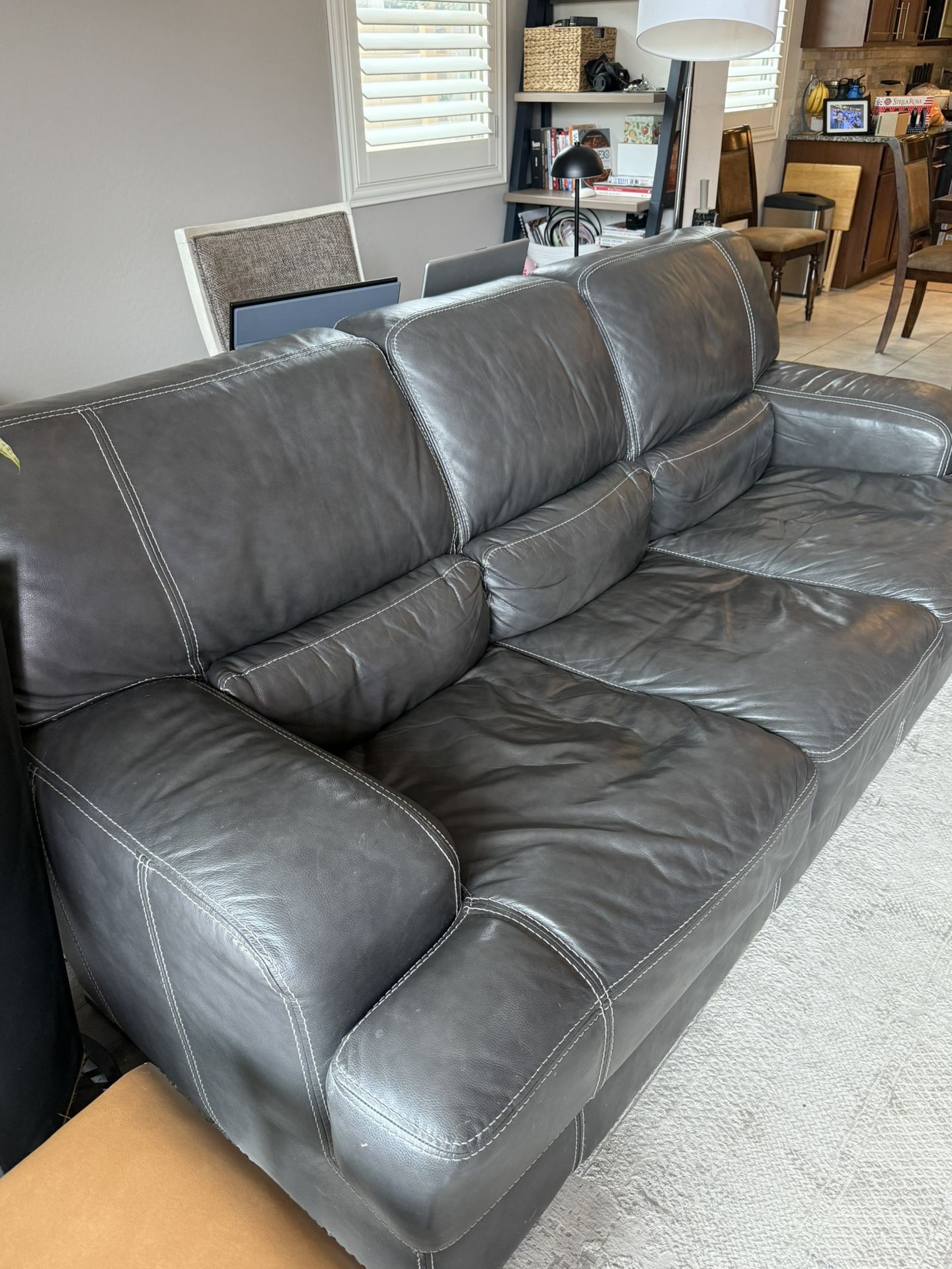 Leather Couch With Matching Chair