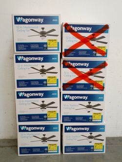 6 Brand New In Box Ceiling Fans $60 Each - Multi-Buy Discount!