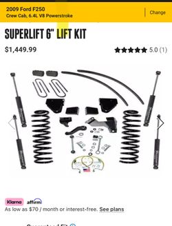 Brand New-6” SuperLift Lift Kit-Ford 2008-2010