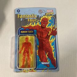 Marvel Legends Retro 3.75 Human Torch Unpunched