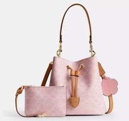 Coach powder pink Rowan bag