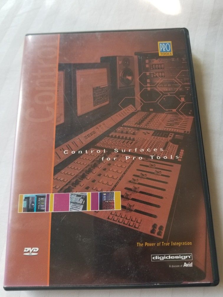 Digidesign PRO CONTROL Instructions DVD