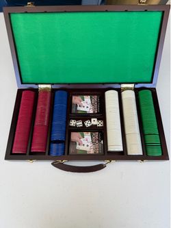 Poker Set Chips & Cards