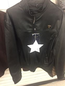 Emporio Ferrari leather jacket