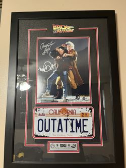 back To The Future Autograph