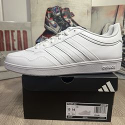 New Adidas Hoops 4.0 Basketball Shoes Mens Size 13 White Triple Sneakers JH6141