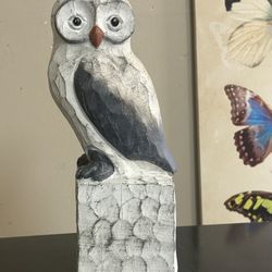 Owl Outdoor Figurine 12” 