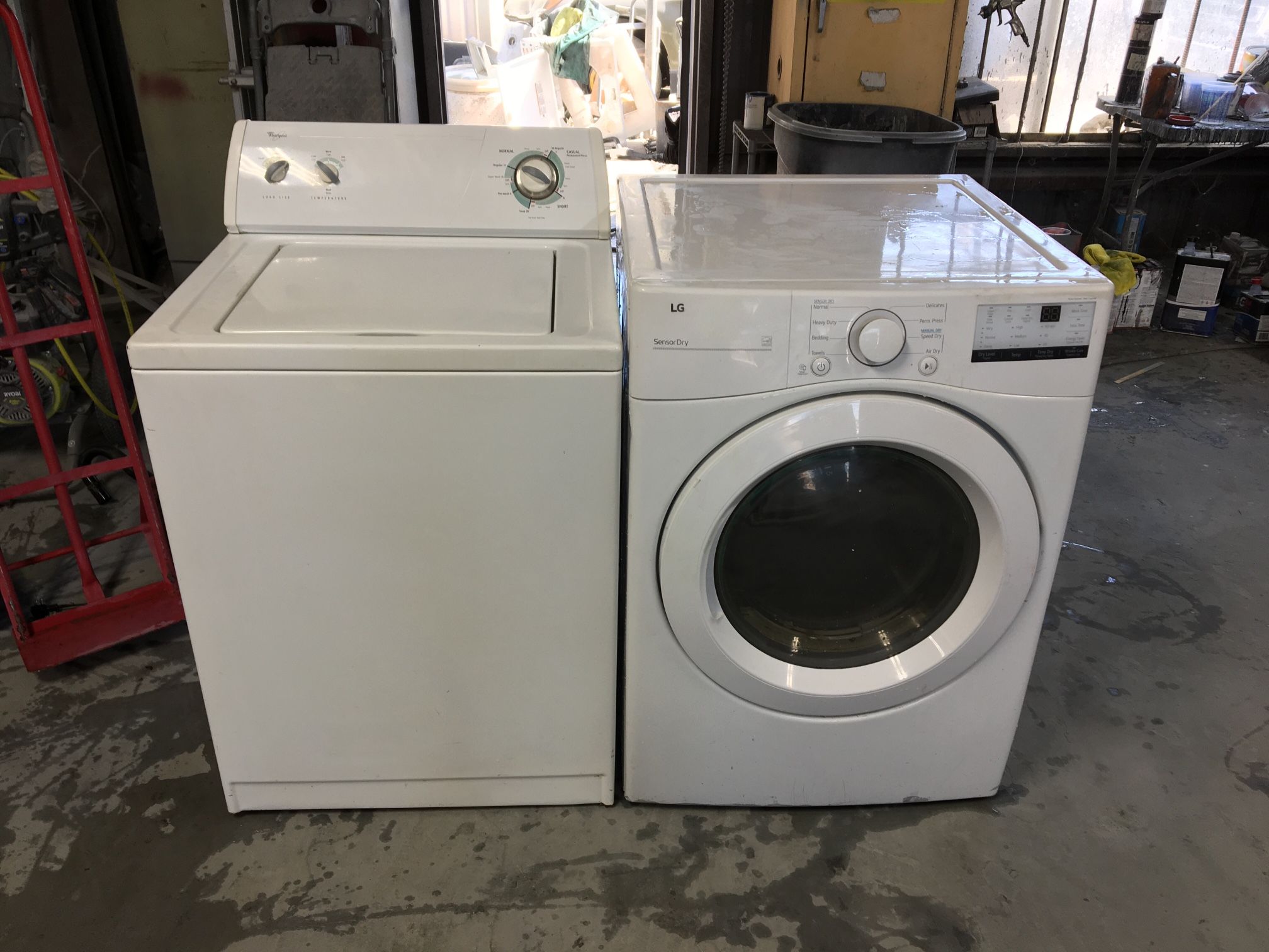 Washer And Electric Dryer Set