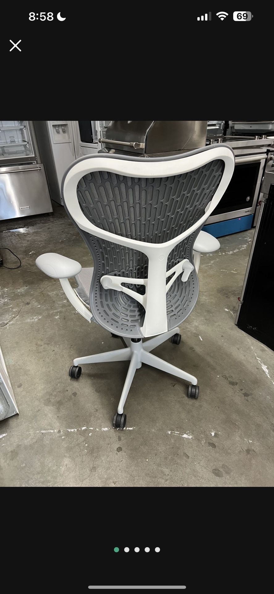 Herman Miller Mirra 2 in APLINE - FULLY LOADED