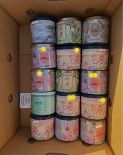 Bath and body candles