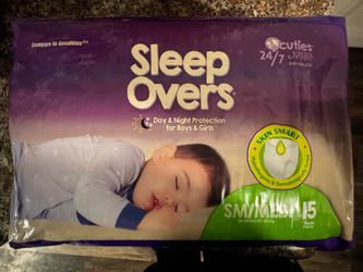 Sleep Overs pull ups SM/MD 15 pack