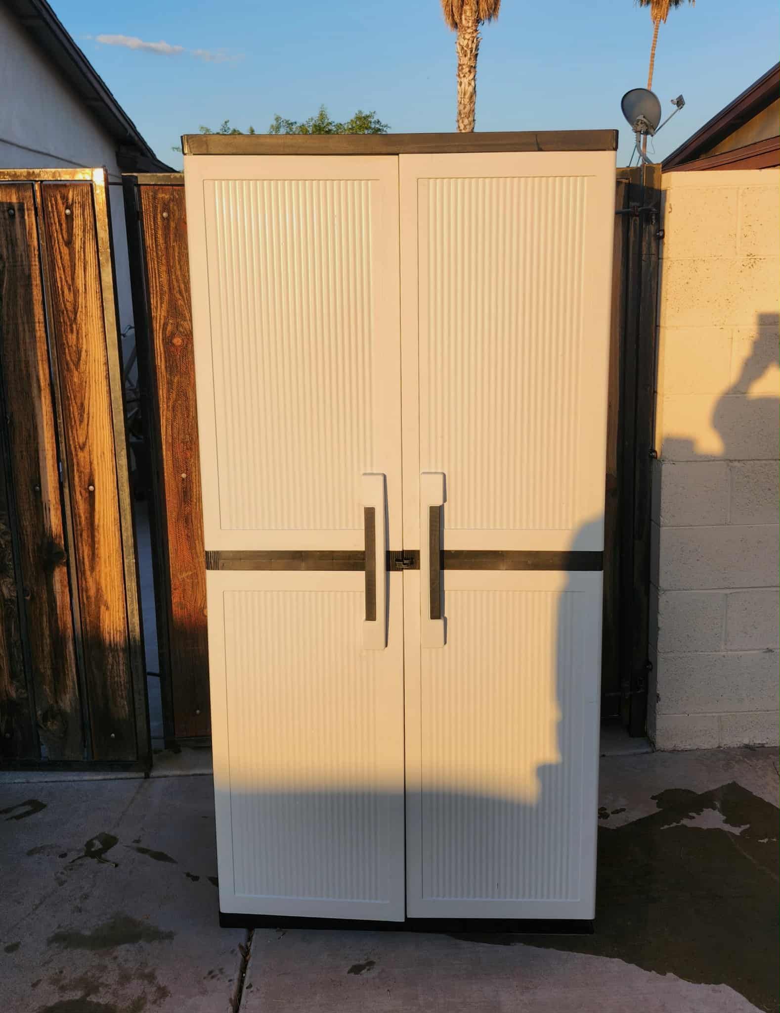 Outdoor/Garage/Pantry Storage Shed With Shelves