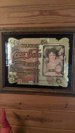 Vintage Coca-Cola decorative mirror