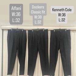 Mens dress pants - black