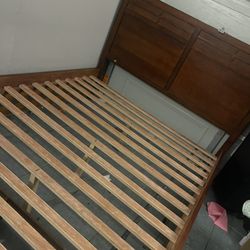 Vintage Real Wood Bed Frame
